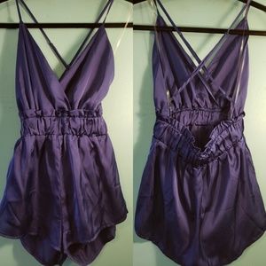 Satin Romper